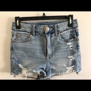 High waisted Jean Short